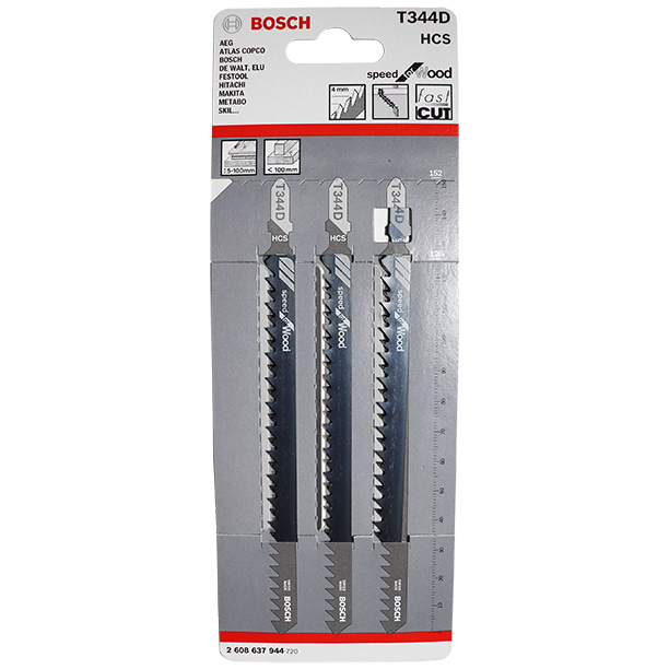 "BL JIGSAW BOS WOOD 100MM  (3\/PACK) - WOOD - UP TO 100MM- FAST STRAIGHT CUT"