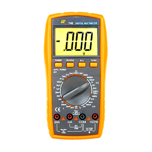 "MULTIMETER DIGITAL  750V TOPTRONIC - AC\/DC-MAX 20A DC (INC ACCESSORIES)"