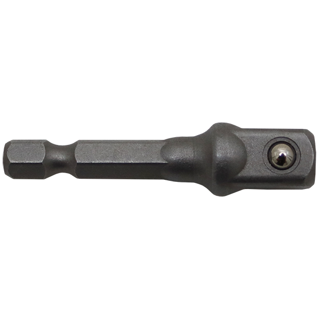 "SOCKET ADAPTOR 3\/8\" SQ 50MM - 1\/4\" HEX RECEPTION FOR DRILL"