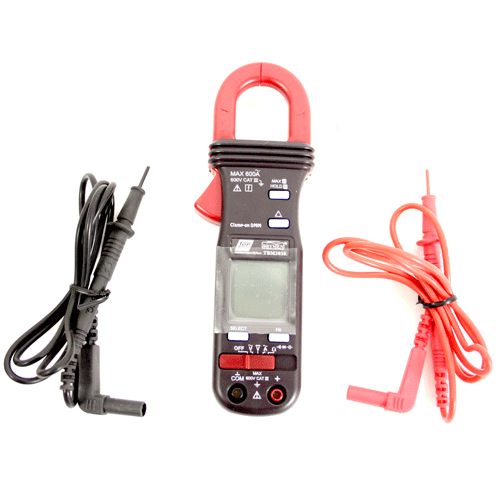 "TESTER CLAMPMETER DIGITAL  600A TOP - AC AMP MEASURING"