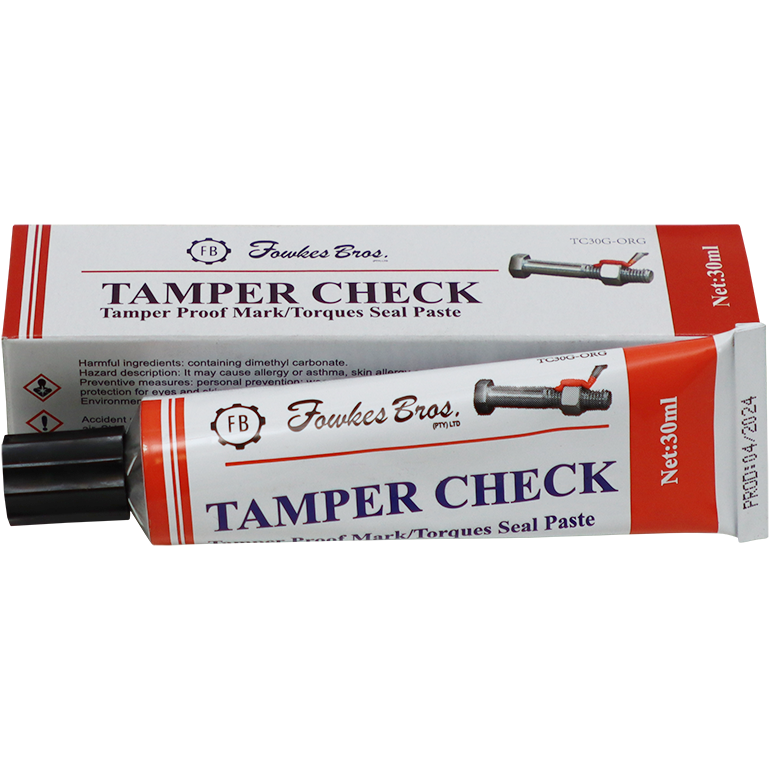 "MARKER TAMPER CHECK  ORANGE 30ML - SIMILAR TO CROSS CHECK \/ TORQUE SEAL"