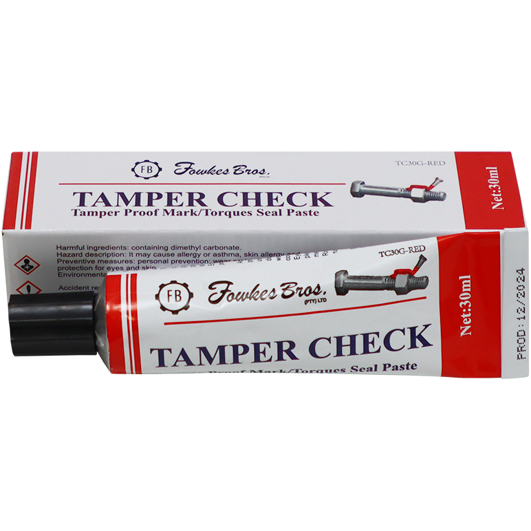 "MARKER TAMPER CHECK  RED 30ML - SIMILAR TO CROSS CHECK \/ TORQUE SEAL"