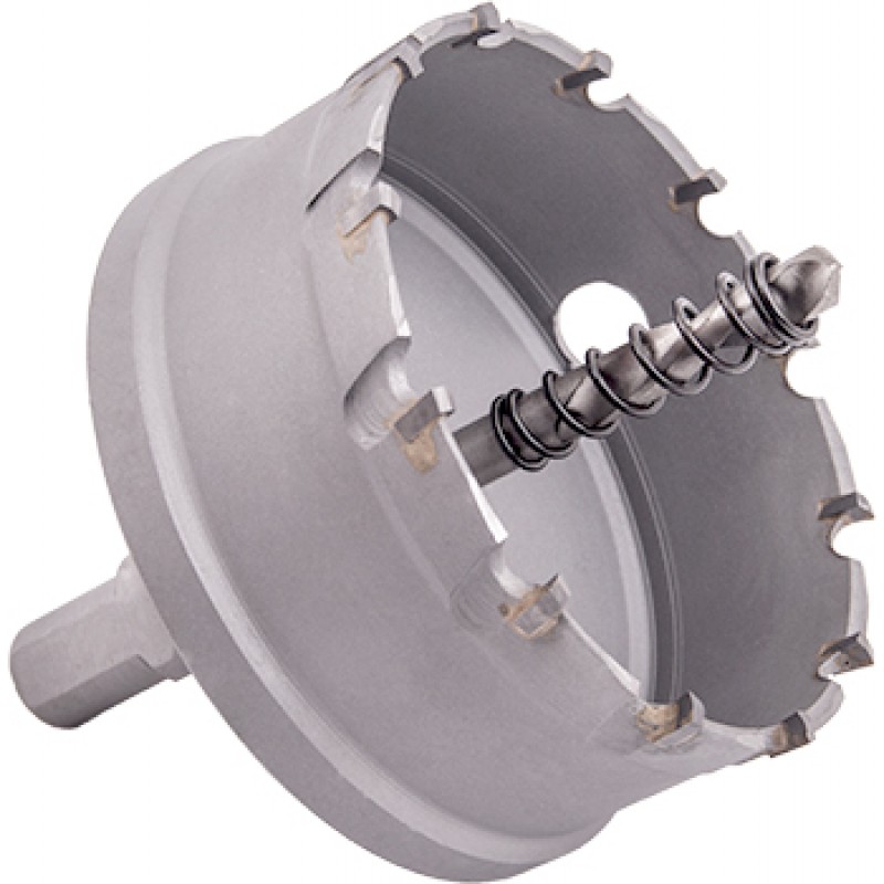"HOLE SAW TCT   80MM - 3  5\/32\" - TUNGSTEN CARBIDE- FOR METAL UP TO 5MM"