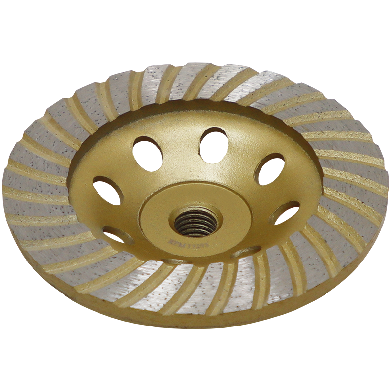 "DIA CUP WHEEL 115X14MM COLD PRESSED FB - 14MM THREAD HOLE - DIAMOND CUP WHEEL"