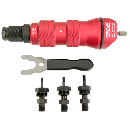 "RIVETER ADAPTOR DRILL RIV NUT - SIZES M3, 4, 5 AND 6"