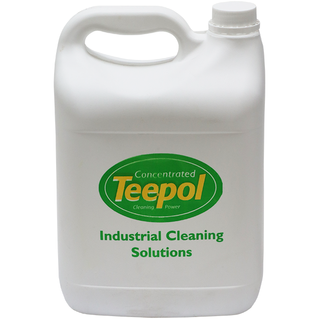 "DETERGENT TEEPOL LIQUID  5L ORANGE - MULTI-PURPOSE INDUSTRIAL DETERGENT"