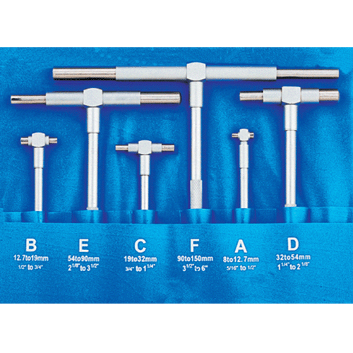 "GAUGE TELESCOPIC SET 8-150MM - SET OF 6"