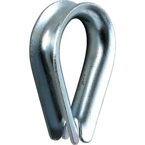 "WIRE ROPE THIMBLE 5MM - GALVANISED - COMMERCIAL THIMBLE"