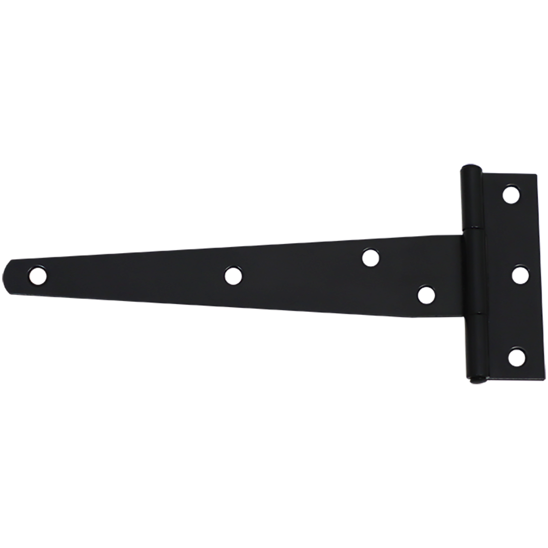 "HINGE TEE H\/D 150MM  BLACK JAPAN - SOLD PER PAIR (HEAVY DUTY - 1.2MM)"