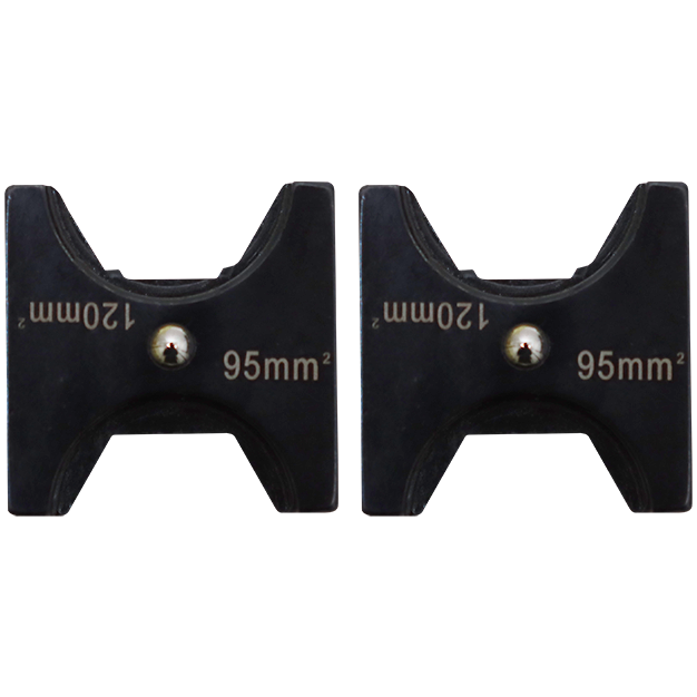 "CRIMPER HYDRAULIC DIE SET  95-120MM2 - 40CR ALLOY STEEL - SOLD PER SET OF 2"