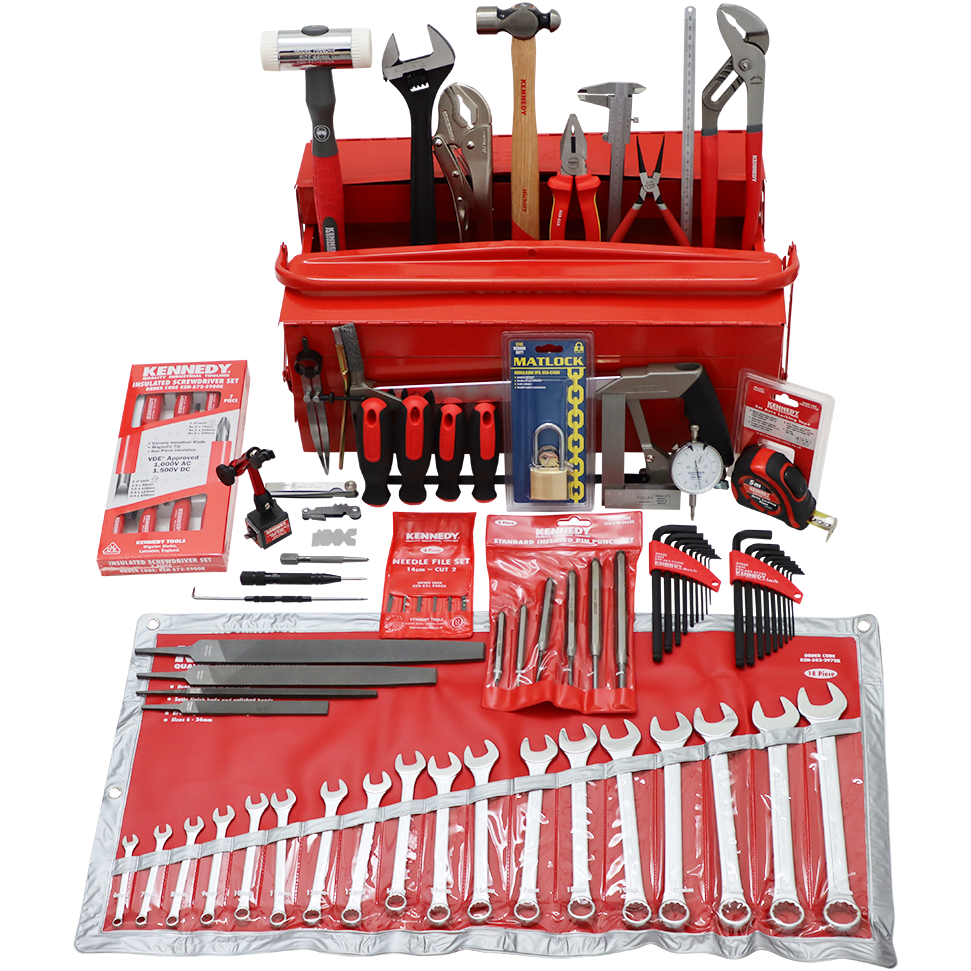 TOOL KIT ASSORT TOOL MAKER KENNEDY - TOOLBOX - 29 PC | Fowkes Bros