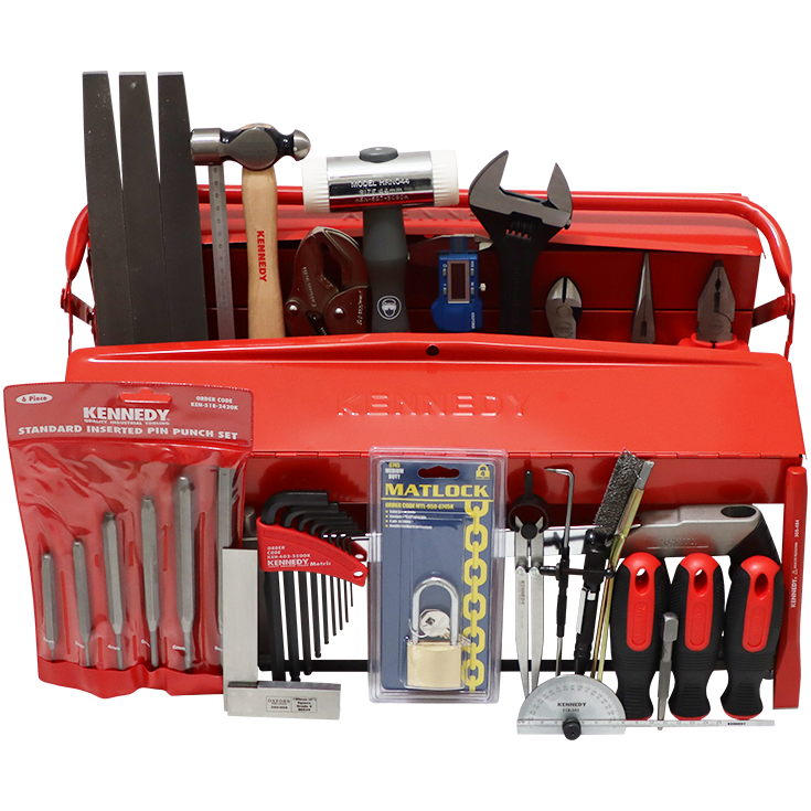 TOOL KIT ASSORT TOOL MAKER KENNEDY - TOOLBOX - 29 PC | Fowkes Bros