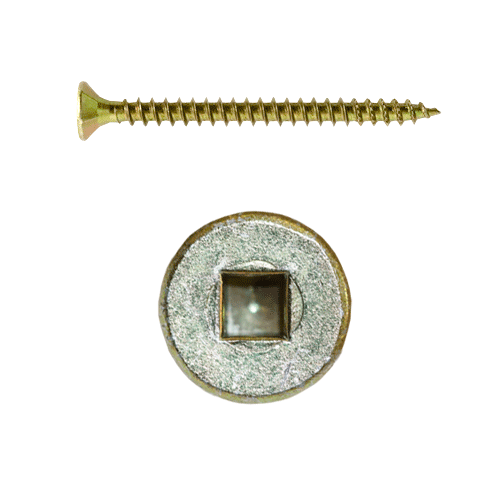 "TIMBER MATE SCREW CSK Y\/P 5.0X60MM - M5 - SQUARE DRIVE (NIBBED HEAD)"