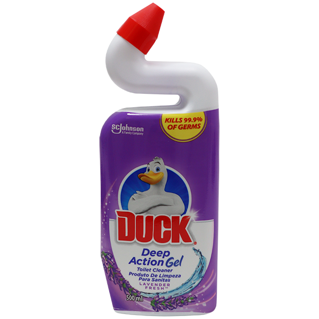 "DISINFECTANT TOILET DUCK 500ML - 5-IN-1 CLEANING GEL - ASSORTED"