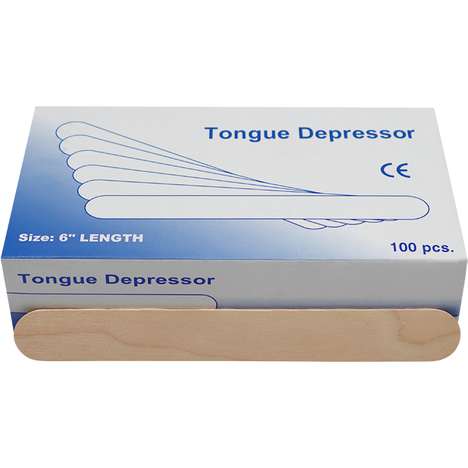 "TONGUE DEPRESSOR WOODEN 100 BOX - 100 PIECES PER BOX"