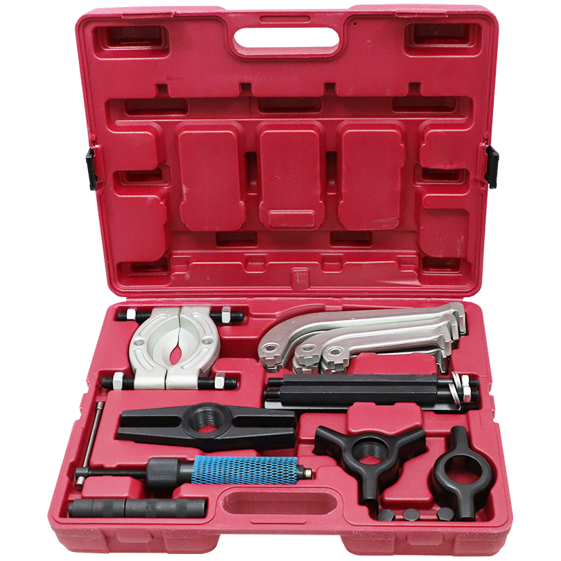 "HYDRAULIC PULLER SET 10T 23 PCS  FB - 4\" (75-105MM) - BLOW MOULDED CASE"