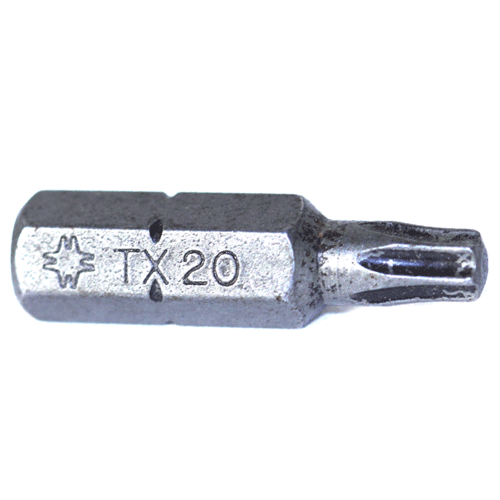 "BIT TORX T20 X 25MM BLACK FB - 1\/4\" HEX SHANK - IMPACT (TX)"