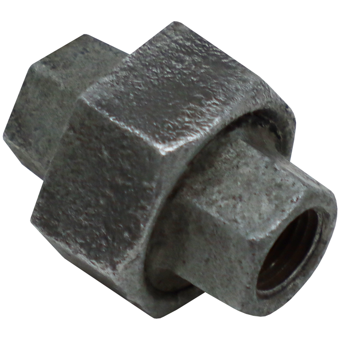 "UNION CONE BSP 25MM GALV - GALVANISED BSP THREADED ENDS"