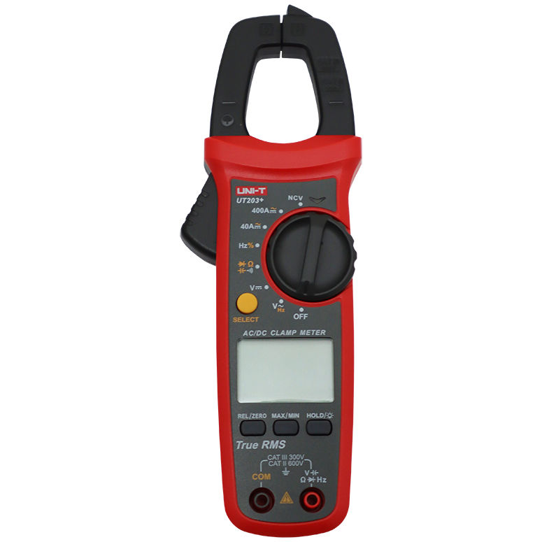 "TESTER CLAMPMETER DIGITAL  400A UNI-T - AC\/DC AMP MEASURING (TRUE RMS)"