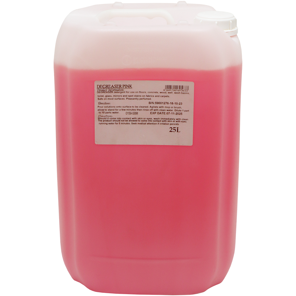 "DEGREASER  25L PINK SUPREME - WATER BASED DEGREASER"