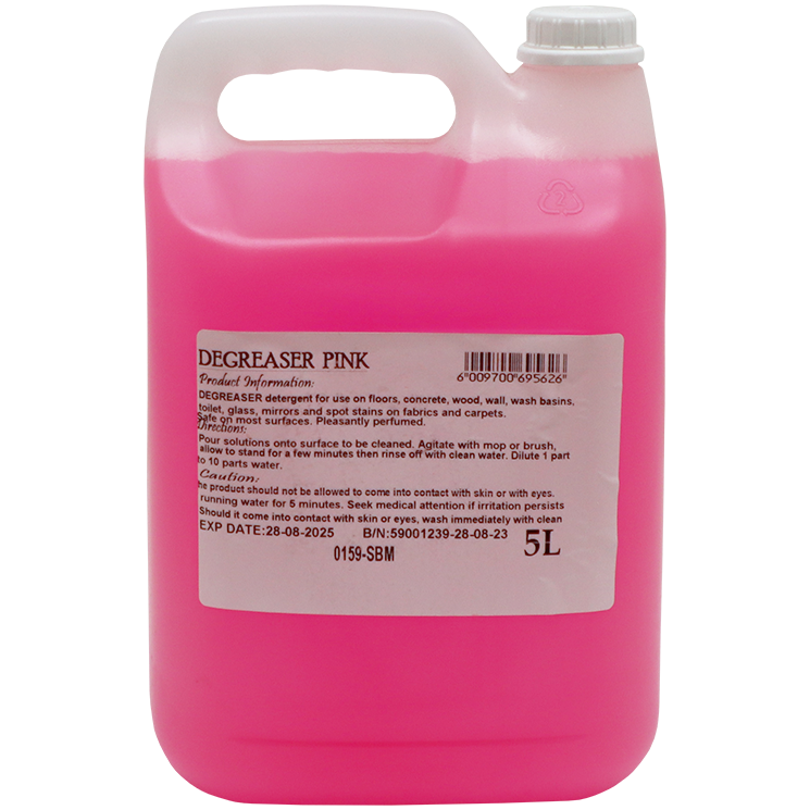 "DEGREASER   5L PINK SUPREME - WATER BASED DEGREASER"