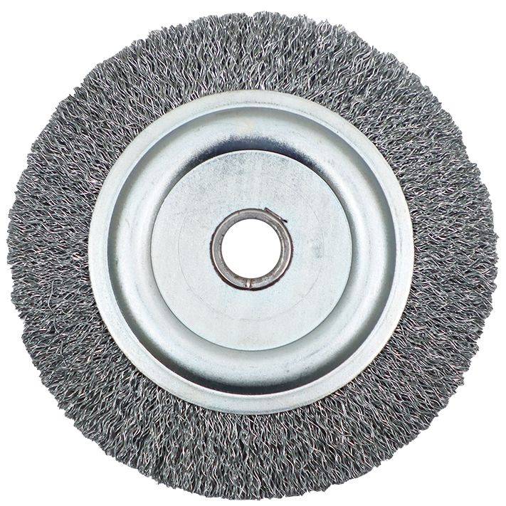 "WIRE WHEEL  127 X 20MM FIXED  WERN - FIXED BORE (12.7MM) - 0.3MM WIRE"