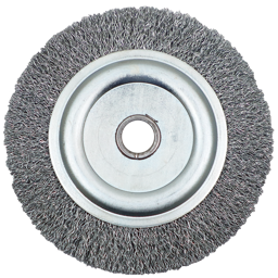 "WIRE WHEEL  100 X 20MM FIXED  WERN - FIXED BORE (12.7MM) - 0.3MM WIRE"