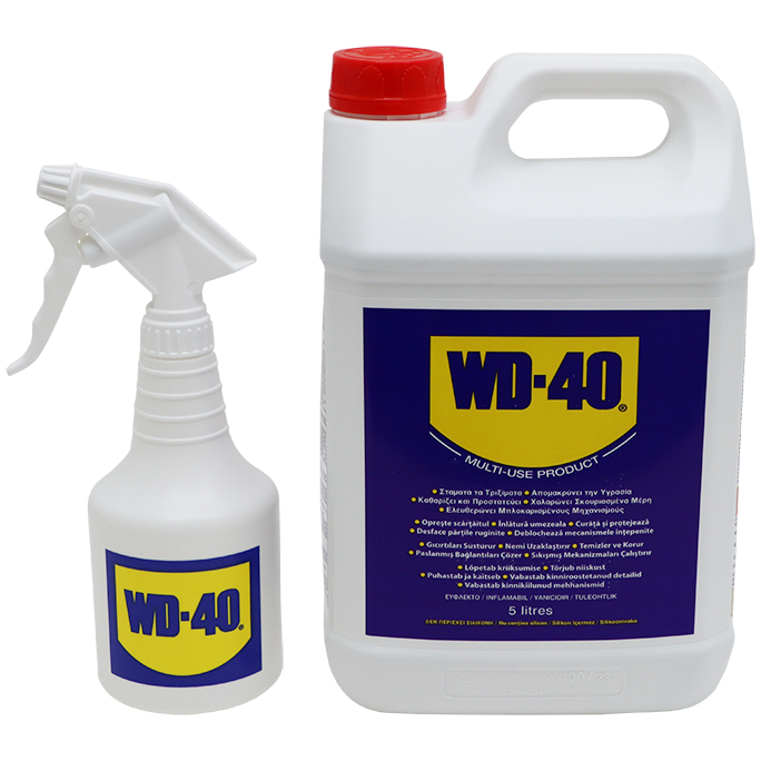"MULTI-PURPOSE LUBE TIN 5L  WD40 - SILICONE FREE"