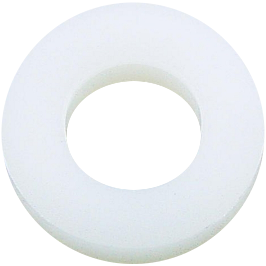"WASHER FLAT NYLON    6 MM - DIN 125A - 6.4 X 12 X 1.6MM"