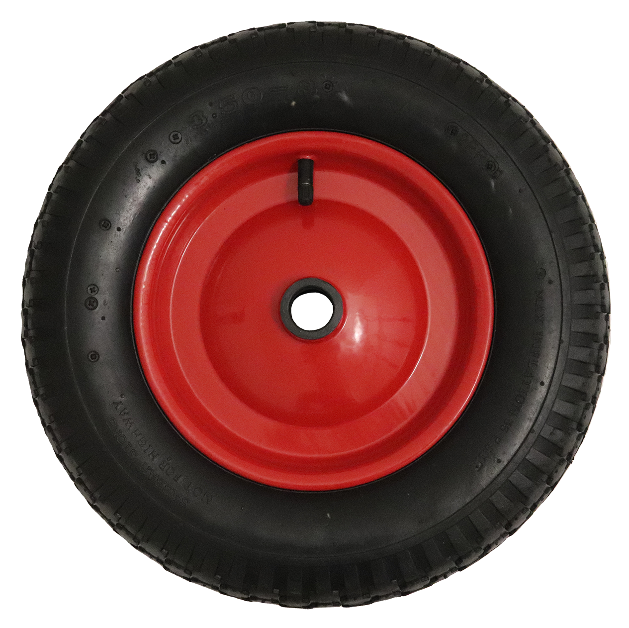 "WHEELBARROW WHEEL PNEU 15X3 FB - PNEUMATIC WHEEL - STEEL HUB"
