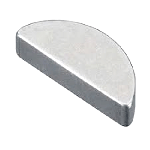 "WOODRUFF KEY  IMP  1\/2\" X 1\/8\" - IMPERIAL HALF-MOON KEY (STEEL)"