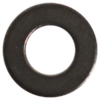 "WASHER FLAT BLACK PLAIN     10 MM - DIN 125A - 10.5 X 20 X 2.0MM"