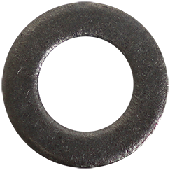 "WASHER FLAT BLACK PLAIN     14 MM - DIN 125A - 15.0 X 28 X 2.5MM"