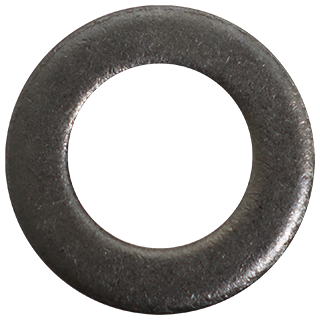 "WASHER FLAT BLACK PLAIN     22 MM - DIN 125A - 23.0 X 39 X 3.0MM"