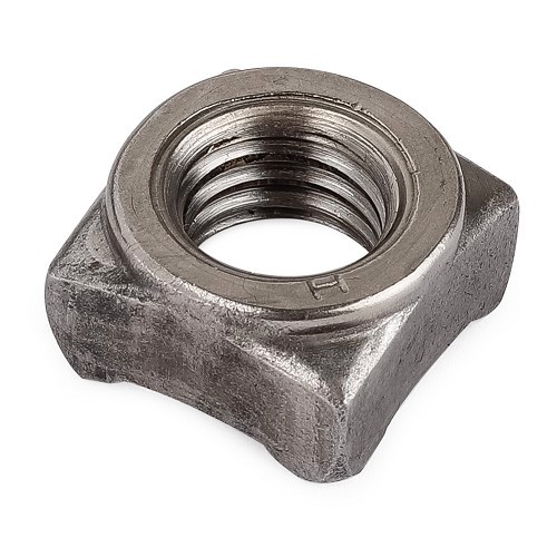 "NUT WELD SQUARE STEEL GR4  M6 - DIN 928 (BLACK SELF COLOUR)"