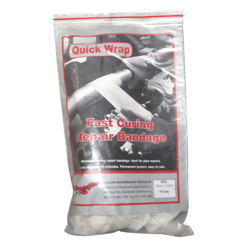 "PIPE QUICK WRAP 100MM X 3.6M ROCOL - PIPE REPAIR BANDAGE (10 MIN CURE)"
