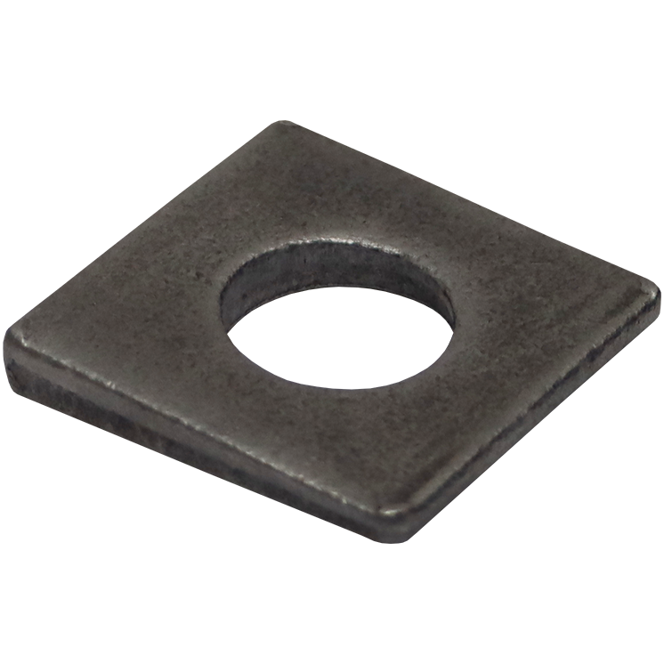 "WASHER SQ TAPER BLACK 16MM - DIN 435 - 38MMX38MM - 5\u00b0 DEG TAPER"