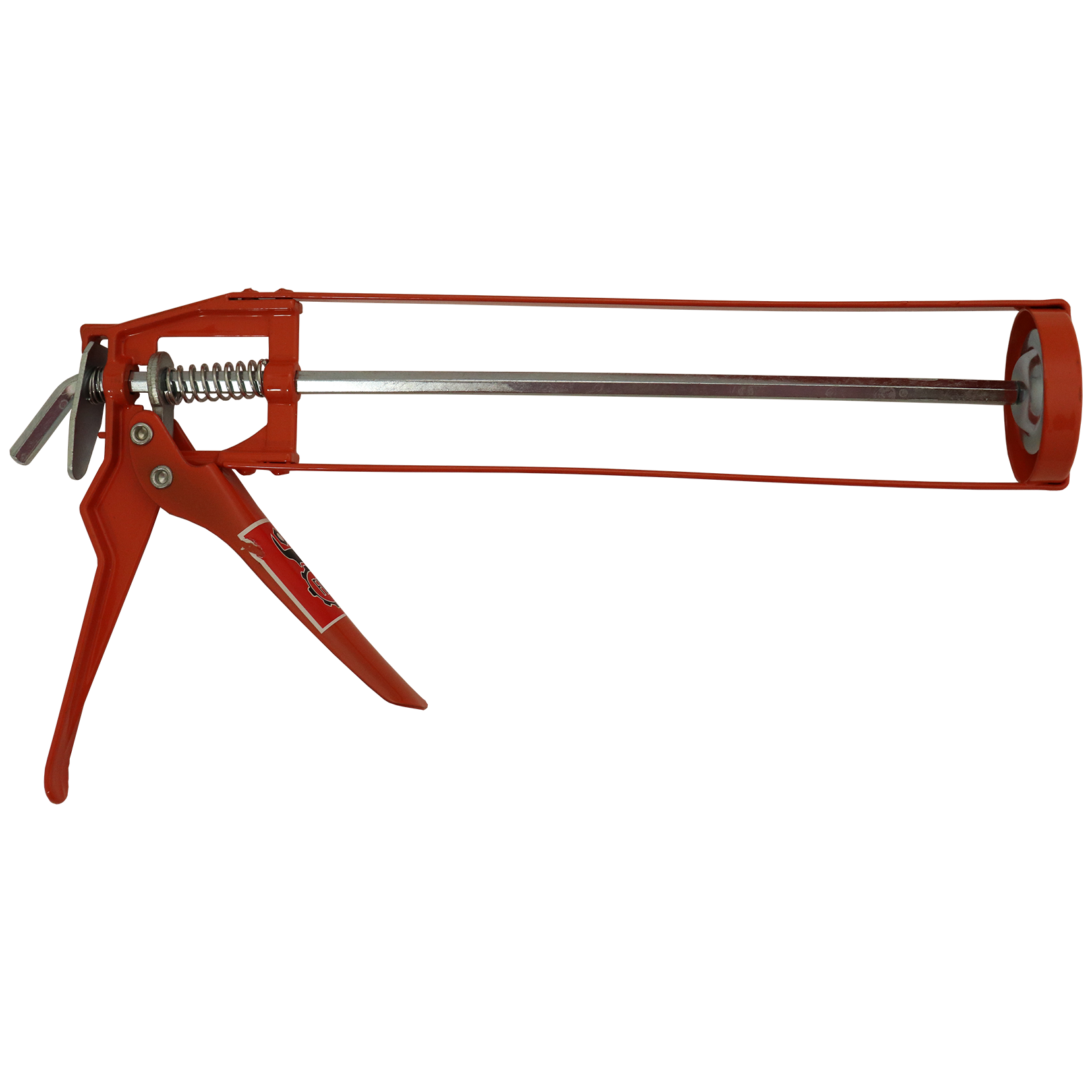 "CAULKING GUN SKELETON ORANGE - STEEL TRIGGER - 1.8MM FRAME - HEX ROD 6.8MM"