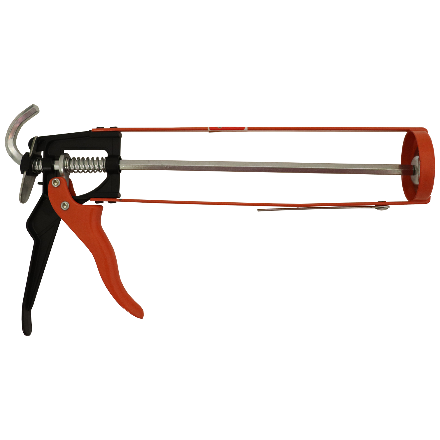 "CAULKING GUN SKELETON NO-DRIP ORANGE - ALUMINIUM TRIGGER - 2.0MM FRAME - HEX ROD 7.8MM"