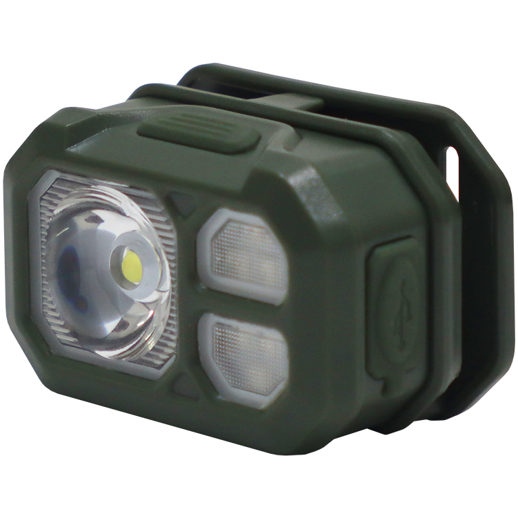 "HEAD TORCH LED  800 LUMEN USB FB - RECHARGEABLE 750mAh BATTERY (IP54)"