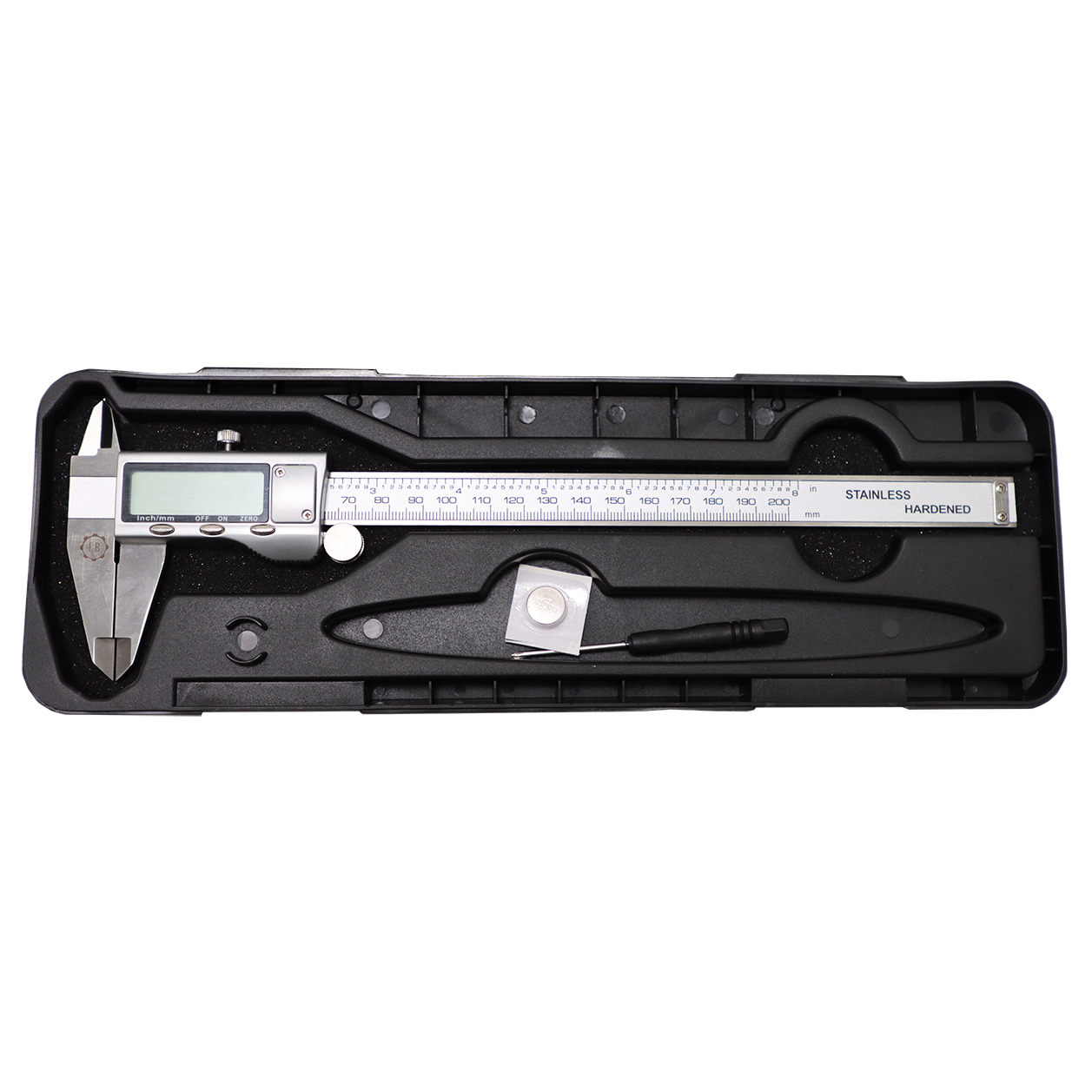 VERNIER MET/IMP 200MM S/STEEL METRIC / IMPERIAL GRAD.0.02MM/0.001