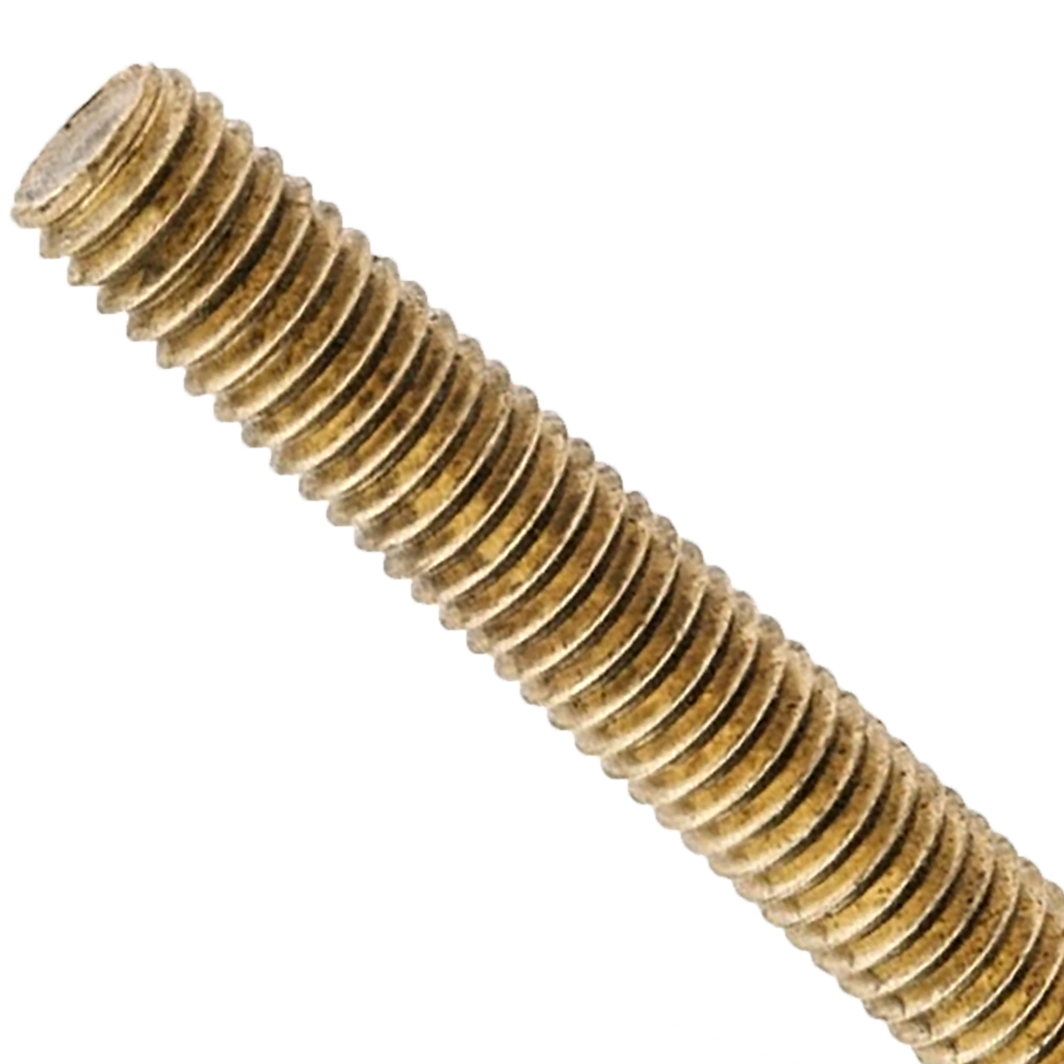 THREADED ROD BRASS 1 MTR 10MM - BRASS (1 METER LENGTH)