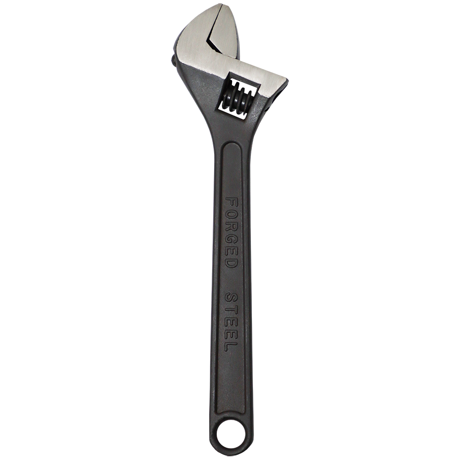 WRENCH ADJUSTABLE 375MM FB 15" BLACK FINISH SHIFTING SPANNER