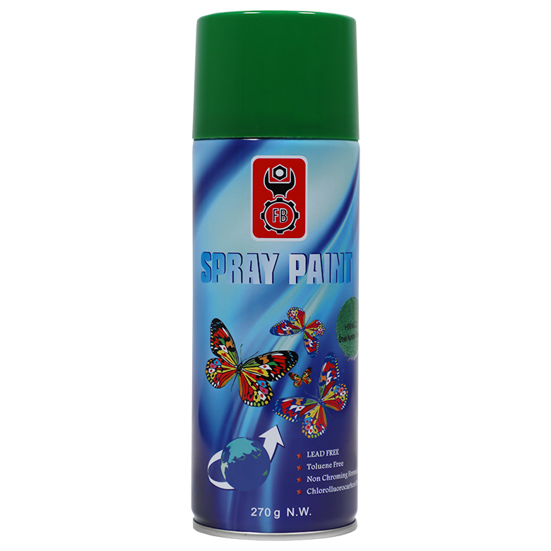 SPRAY PAINT GREEN HAMMERTONE 400ML FB LEAD FREE Fowkes Bros