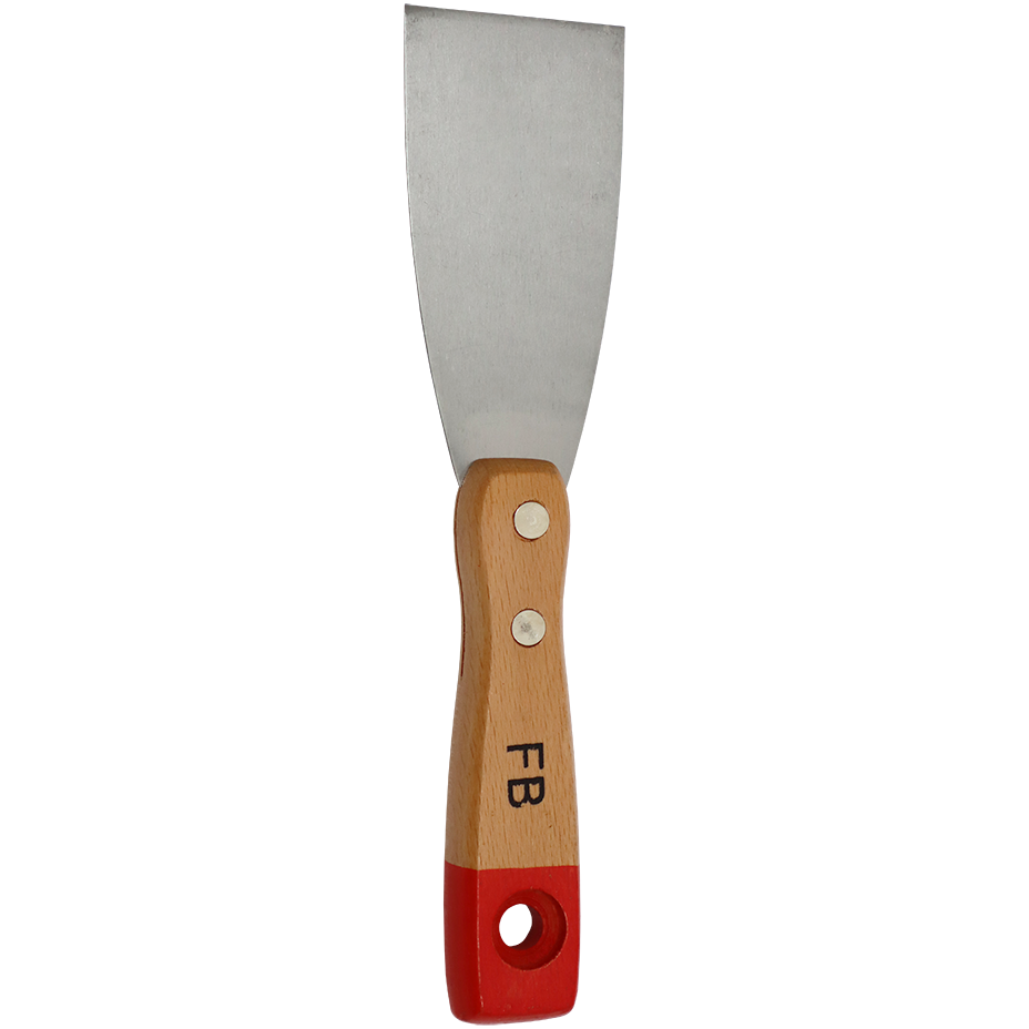 PAINT SCRAPER FLEX 70MM WOOD FB SEMI FLEXIBLE. WOOD HANDLE. YORK TYPE