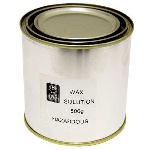 WAX SOLUTION 500G WAXSOL REMOVES WAX TO MAKE RESIN SANDABLE Fowkes Bros
