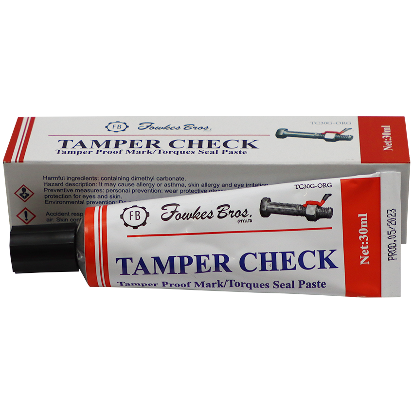 MARKER TAMPER CHECK ORANGE 30ML SIMILAR TO CROSS CHECK / TORQUE SEAL