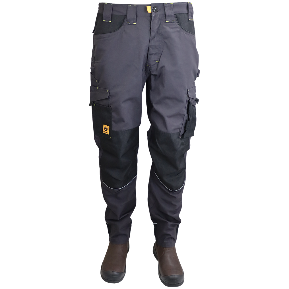 TROUSER UTILITY CARBON 28 DROMEX POLY COTTON TRIPPLE STITCHED FABRIC 