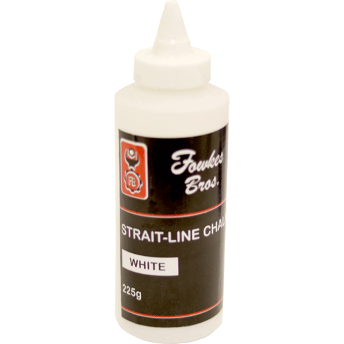 CHALK LINE REFILL 225G WHITE FB - CHALK LINE MARKING POWDER | Fowkes Bros