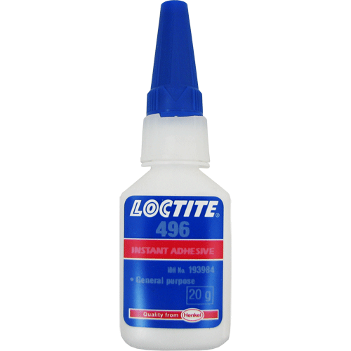 LO SUPERGLUE 20G 496 METALS LOCTITE FOR METALS/PLASTICS/RUBBERS